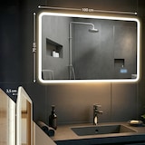 thumbnail of Specchio da bagno Jericho con Bluetooth 70x100 cm