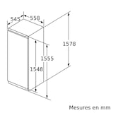 thumbnail of SIEMENS Réfrigérateur 1 Porte Intégrable à Pantographe 248l ki72lade0