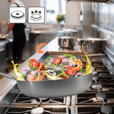 thumbnail of Padella Saltapasta per Piano Gas Elettrico, 28 cm, Alluminio, Manico in Metallo, Spessore 1,5-2 mm, Made in Italy