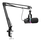 thumbnail of Microphone Dynamique Pour Podcasting Enregistrement Gaming Streaming Noir YONIS