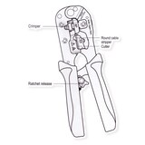 thumbnail of VALUE Crimpzange RJ45 (8P8C) mit/ohne Schirmanschluss