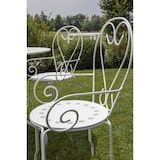 thumbnail of Vacchetti Poltrona metallo new old bianco crema cm49x48h43/59/90