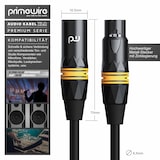 thumbnail of Primewire XLR Audio Kabel, XLR Stecker zu Buchse, NF-Audiokabel - 10m