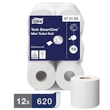 thumbnail of TORK SmartOne® |  Mini Papel Higiénico Blanco T9 (cod. 472193) - Caja 12 ud