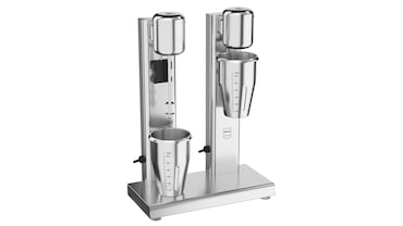 METRO PROFESSIONAL Mezclador/ Batidora eléctrica para cócteles GCMS1002, acero inoxidable, 17 x 36 x 51, con 2 agitadores, 2 x 80 W, plata
