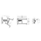 thumbnail of Erard EXO 600TW2 schwenkbare TV Wandhalter 40-85 Zoll, Aluminium