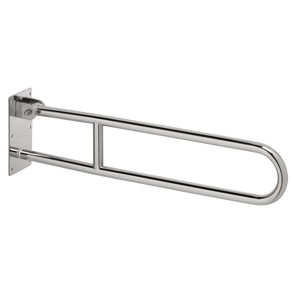 ROSSIGNOL Barre d'appui PMR relevable en inox 70cm BISKA chromé