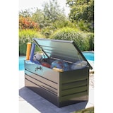 thumbnail of Graue Gartenbox aus verzinktem Stahl anthrazit 600L- SCATOLA