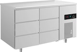 thumbnail of A&S Kühltisch -2 bis +8°C 1400x700x850mm mit 2x drei Schubladen