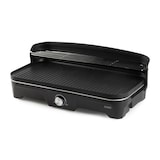 thumbnail of Domo, griglia da tavolo barbecue elettrico, in metallo, con piastra antiaderente misura 50 x 25 cm