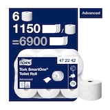 thumbnail of TORK SmartOne® | Papel Higiénico Blanco T8 (cod. 472242) - Saco 6 ud.