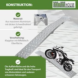 thumbnail of TRUTZHOLM 1 x Auffahrrampe klappbar 226 cm Traglast 680 kg Alu geriffelt Motorradrampe Verladerampe