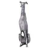 thumbnail of FineBuy Deko Design Dog aus Aluminium silbern Windhund Skulptur Hundestatue