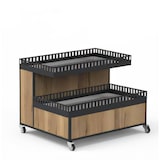 thumbnail of Présentoir étalage à fleurs et plante 2 niveaux 950x800x750