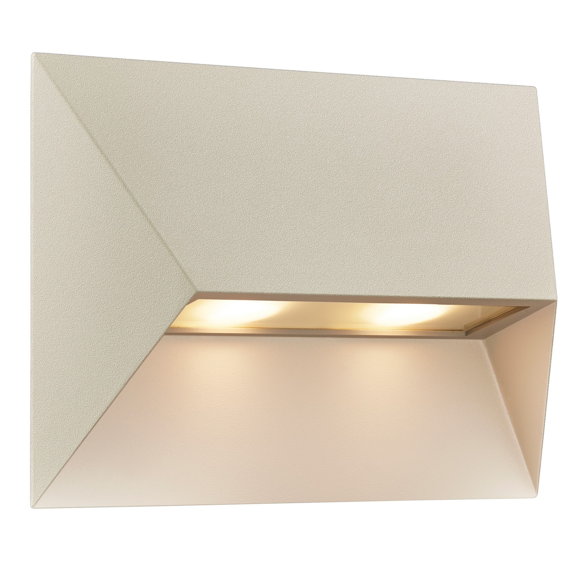 Applique murale PONTIO 27 Aluminium Sablé, H.19 - IP54 - GU10 / Extérieur