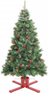 thumbnail of vidaXL Kerstboomstandaard 61x61x15,5 cm rood