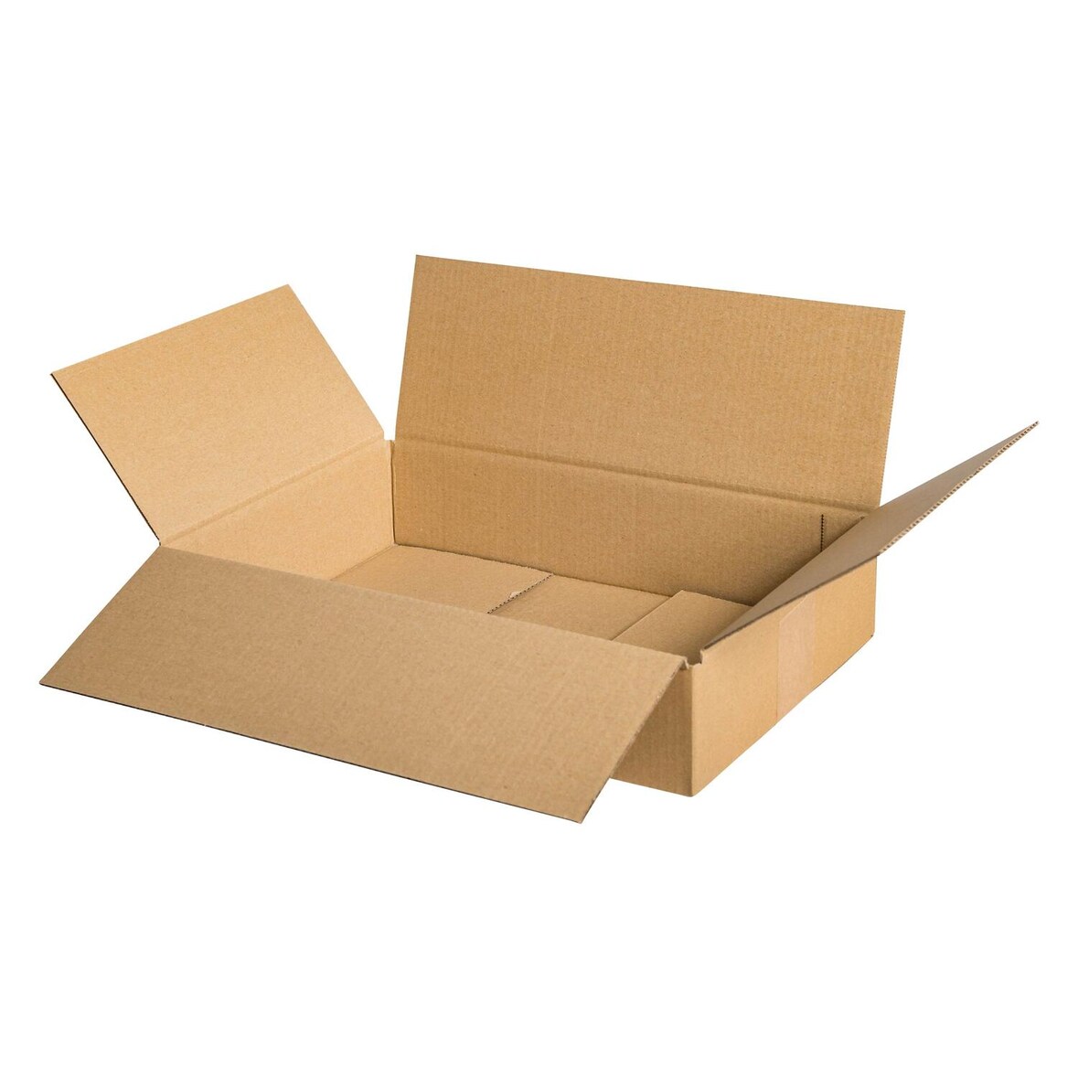 VEPATIM 25 Faltkarton 350x250x80mm (Außenmaß) für DHL-Kleinpaket 1-wellig braun