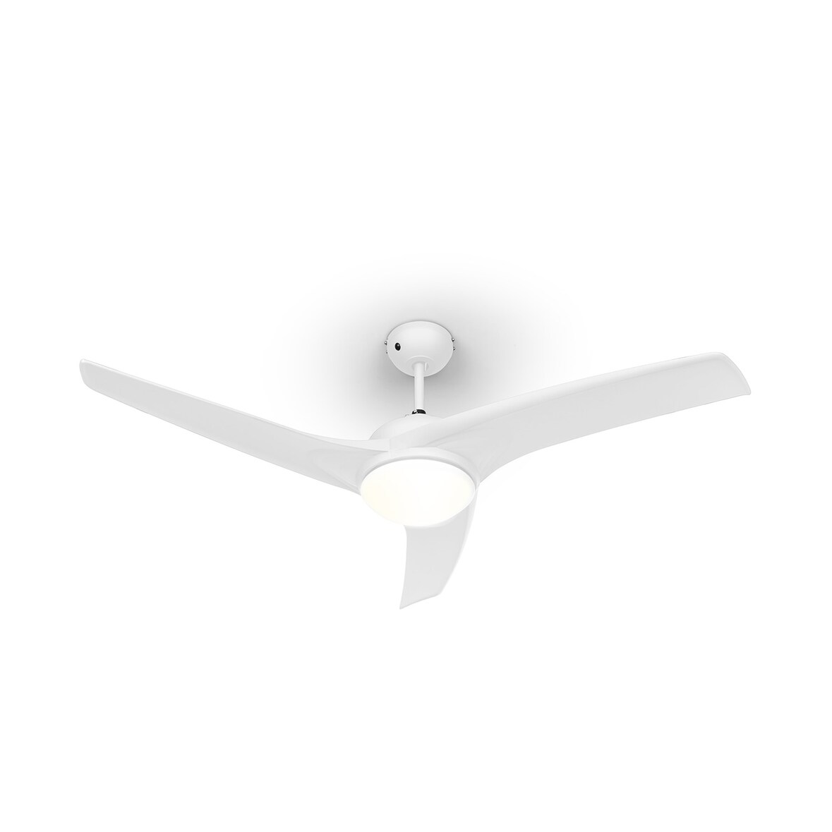Figo 2-in-1-Deckenventilator Lampe Ø132cm 10.039m³/h Fernbedienung Weiß 132
