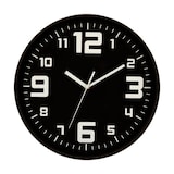 thumbnail of Pendule murale silencieuse Best Noir D 30 cm