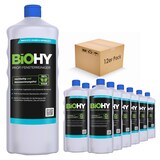thumbnail of BiOHY Profi Fensterreiniger (12x1l Flasche) | Konzentrat, ideal für alle FENSTERSAUGER | Streifenfreie Reinigung von Glas-, Fensterflächen