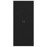 thumbnail of vidaXL Kleiderschrank Schwarz Eiche 90x52x200 cm Holzwerkstoff