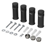 thumbnail of ECD Germany Elektro Badheizkörper 750x1200 mm Anthrazit gerade 900W Chrom Thermostat Handtuchtrockner