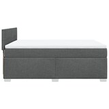 thumbnail of vidaXL Boxspringbett mit Matratze Dunkelgrau 160x200 cm Stoff