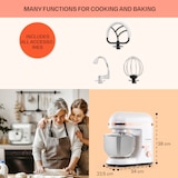 thumbnail of Klarstein Bella Elegance Küchenmaschine 1800W/2,7PS/5,2 Ltr Edelstahl BPA-frei Weiß