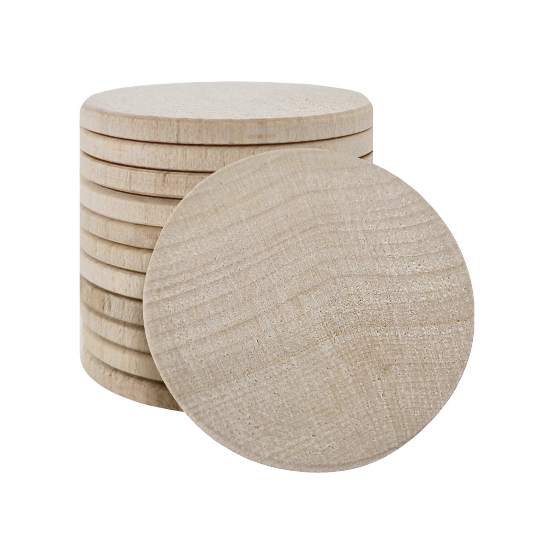 CombiCraft Echte Holzmarken Ø37mm - pro 100 Stück