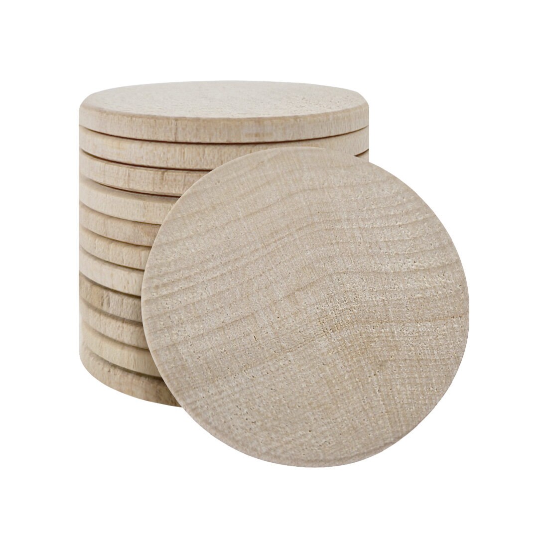 CombiCraft Echte Holzmarken Ø37mm  - pro 100 Stück