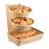 thumbnail of Présentoir bois pour 3 corbeilles Aps Germany