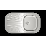 thumbnail of Teka Stylo 1C 1E Lavabo sobre-encimera Rectangular Acero inoxidable