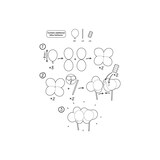 thumbnail of Kuchendeko rosa pink Ballon Kuchentopper