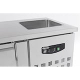 thumbnail of COMBISTEEL Kühltisch mit Spülbecken - Umluftkühlung, 3 Türen, aus Edelstahl