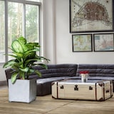 thumbnail of Vaso quadrato grigio 50L 40x40cm - Fioriera da esterno balcone terrazza giardino ARTPLAST