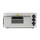 thumbnail of VERTES Gastro pizzaoven met vuurvaste steen, timerfunctie en verlichting, steenoven voor origineel Italiaans, hitte regelbaar tot 350°C eenvoudig