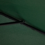 thumbnail of Outsunny sombrilla rectangular 230x130x245 cm parasol para pared media sombrilla con manivela protección UV 30+ impermeable verde