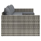 thumbnail of vidaXL 2-tlg. Garten-Lounge-Set mit Kissen Grau Poly Rattan