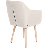 thumbnail of Bezoekersstoel Utrecht Stof creme/natura