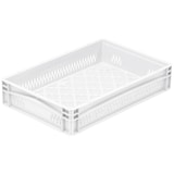 thumbnail of Matfer Cagette empilable fond et côté ajouré blanc Matfer - 140516