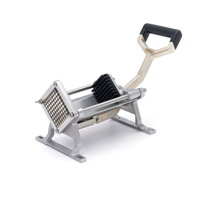 Maxima - 9307100 Tagliateste professionale orizzontale manuale, struttura acciaio inox e alluminio, lame sostituibili, 44x25x33 cm