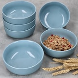 thumbnail of Ritzenhoff 6x Jasper Schale Ø14,5cm Graublau 360ml Steingut 6 Pers. Müslischüssel