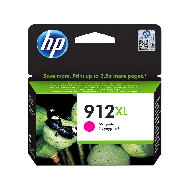 Hp Cartouche Jet Dencre 912xl - Magenta - Jet Dencre - Rendement Eleve - 825 Pages