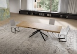 thumbnail of Niket Ausziehtisch 160/264x90 cm Natur-Eiche mit anthrazitfarbenen Beinen
