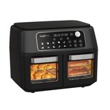 thumbnail of MAXXMEE Heißluft-Fritteuse Doppelkammer 11l - Kombination aus Heißluftofen, Grill & Fritteuse mit 2 XXL-Frittierfächern je 5,5l - Digitales Bedienfeld