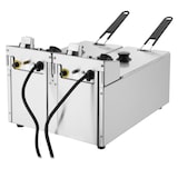 thumbnail of Buffalo Dubbel Tank Dubbele Mand 2X3Ltr Aanrecht Friteuse 2X2Kw
