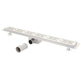 thumbnail of Canal de duche HWC-D94a, canal de drenagem do pavimento, ralo de duche, sifão em aço inoxidável 50-120cm ~ 100cm