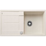 thumbnail of BLANCO METRA 5 S-F Einbauspüle SILGRANIT softweiß ab 50 cm Excenter
