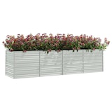 thumbnail of vidaXL Garten-Hochbeet 320x80x77 cm Verzinkter Stahl Silber