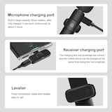 thumbnail of Microphone Sans Fil Réduction De Bruit Pour Appareils USB-C Chargement Téléphone YONIS